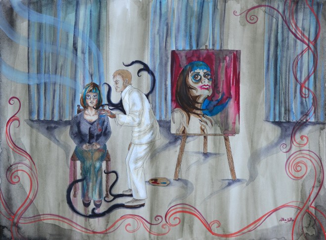 The Way I See It ... , 18x24 Watercolor, Ink, and Prismacolor Pencil