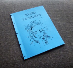 Coloring book enjoyable for kids and adults alike featuring lineart versions of my most popular illustrations! Available on ebay and etsy.