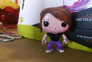 My characteristic magical silver slippers are a go, and all painting is done - now for the details.