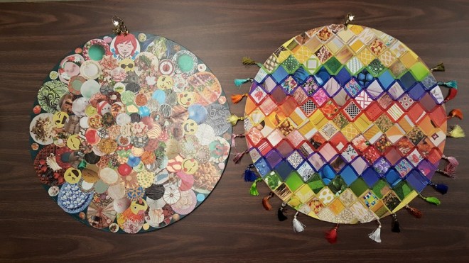 Cool collage mandalas